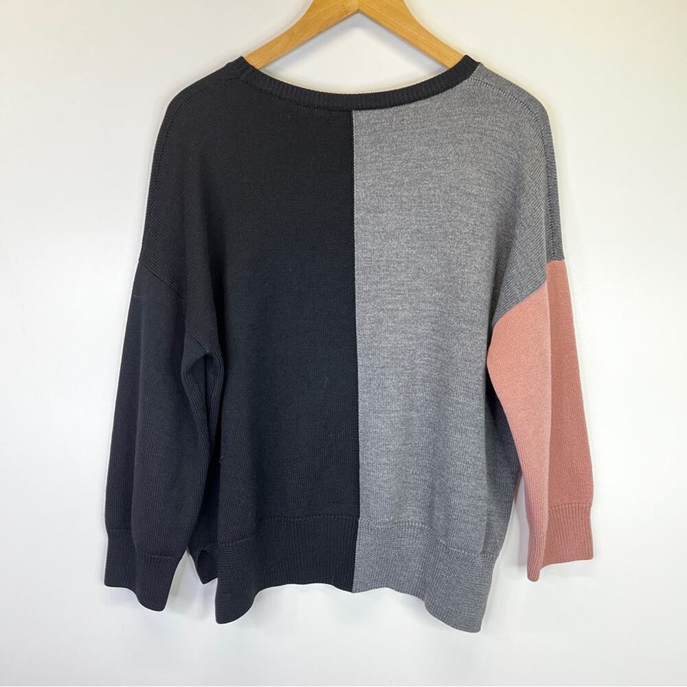 Fuzzi Colorblock Crew Neck Sweater multicolor - XL - Picture 8 of 11